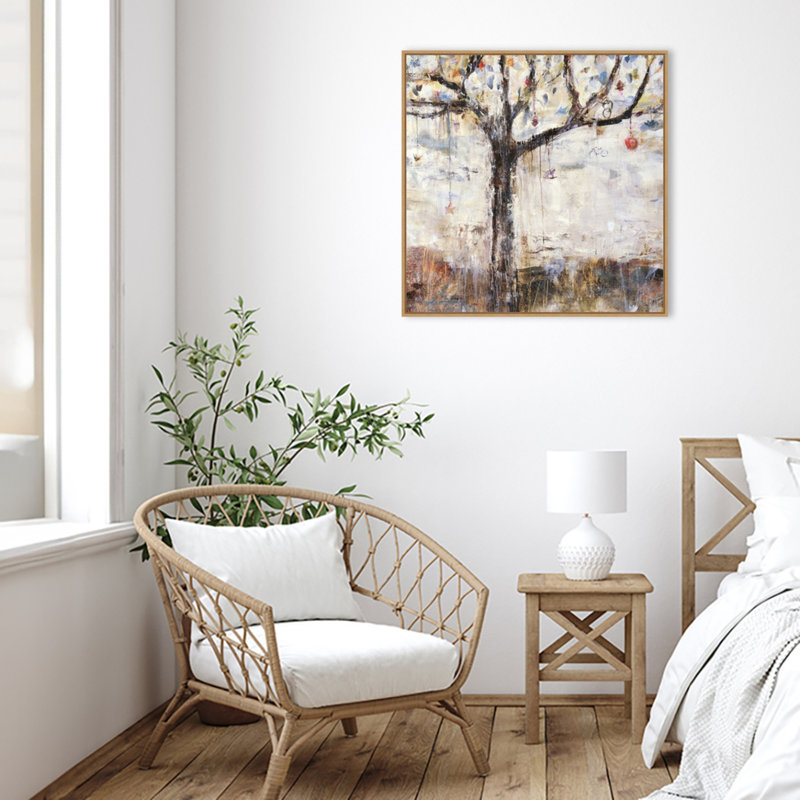 «Farmhouse Garden II White Daffodils», impression sur toile par Jodi Maas, H 30 po x l 30 po x P 2 po
