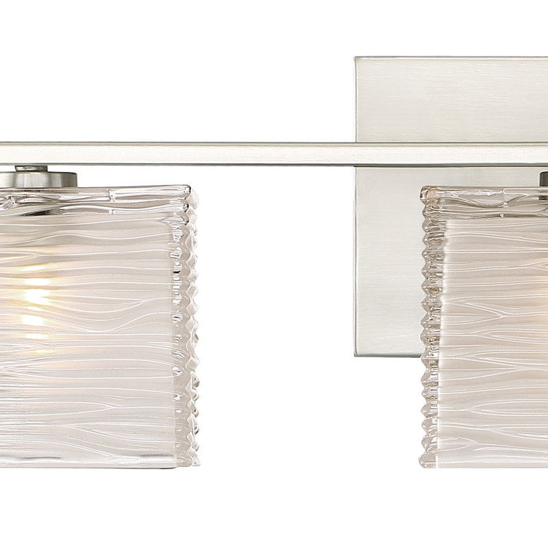 Dunreith 3 - Light Dimmable Vanity Light, Brushed Nickel