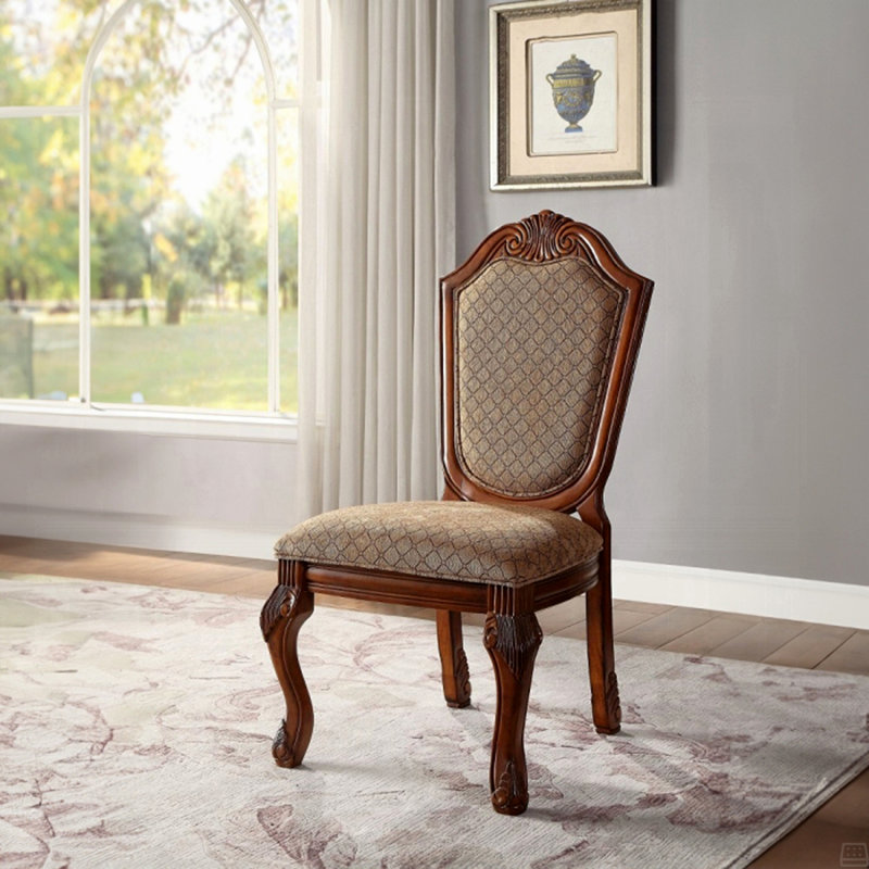 Ensemble de chaises d'appoint en tissu De Ville (ensemble de 2)