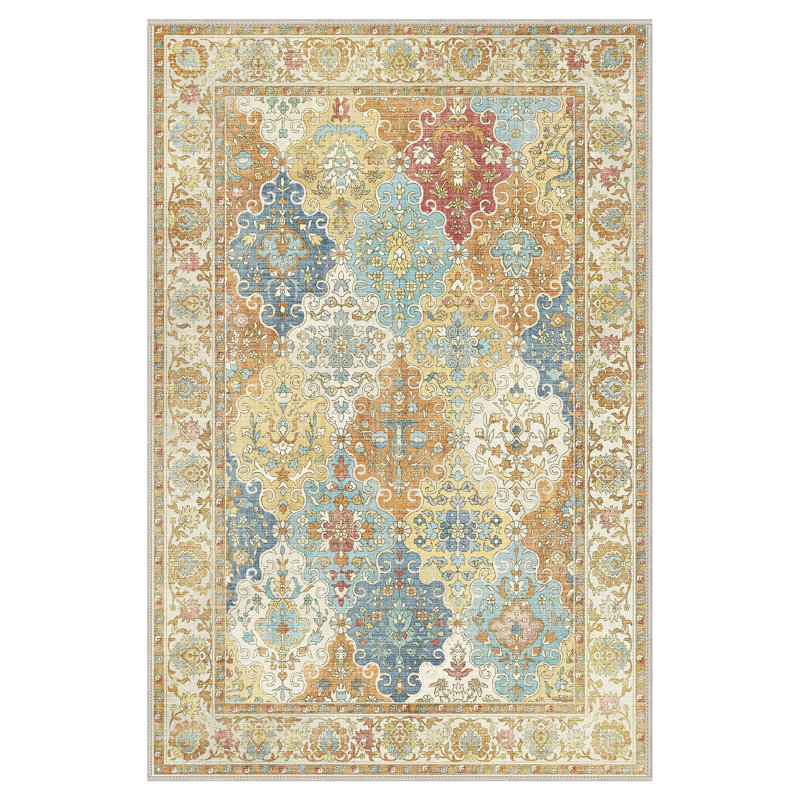 Geometric Machine Printed Area Rug, Rectangle 160 x 230 cm