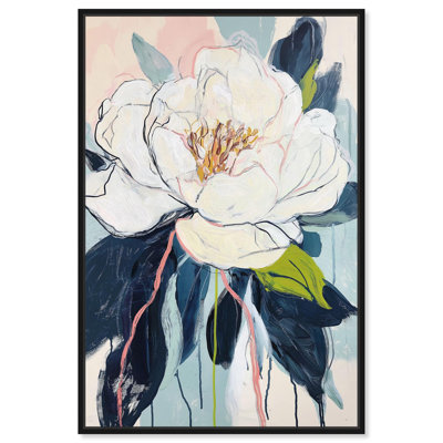 Toile à motif floral pastel Art Remedy, Bloom in Verdure