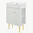 21.6" white Bathroom vanity