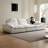 White Polyester Modular Sofa-136195662-136195656