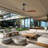 52 Inch Ceiling Fan Light With 6 Speed Remote Reversible Energy-saving DC Motor