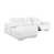 Cuir véritable blanc est en rupture de stock