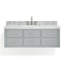 Ensemble de meuble-lavabo simple mural 55 po Macolm-853176696-853176697