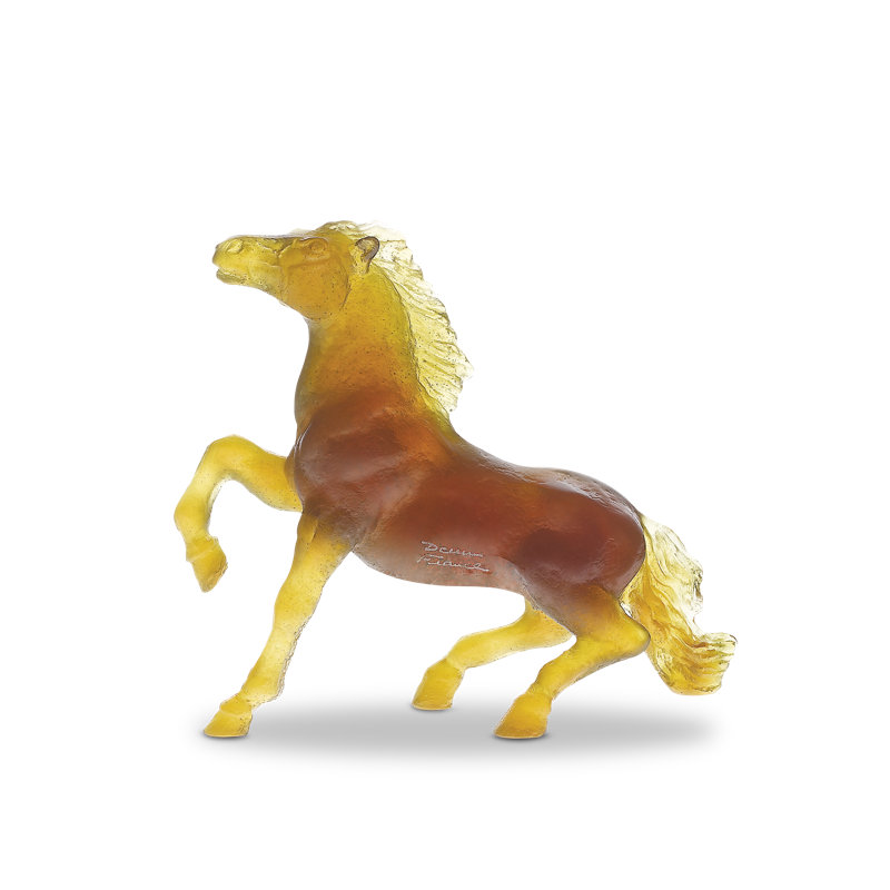 Brown Wild Horse by Jean-François Leroy