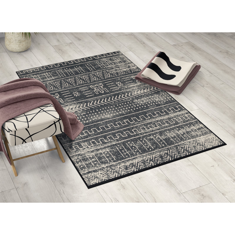 Ariaha Southwestern Indoor Rug, Rectangle 5' x 7' 