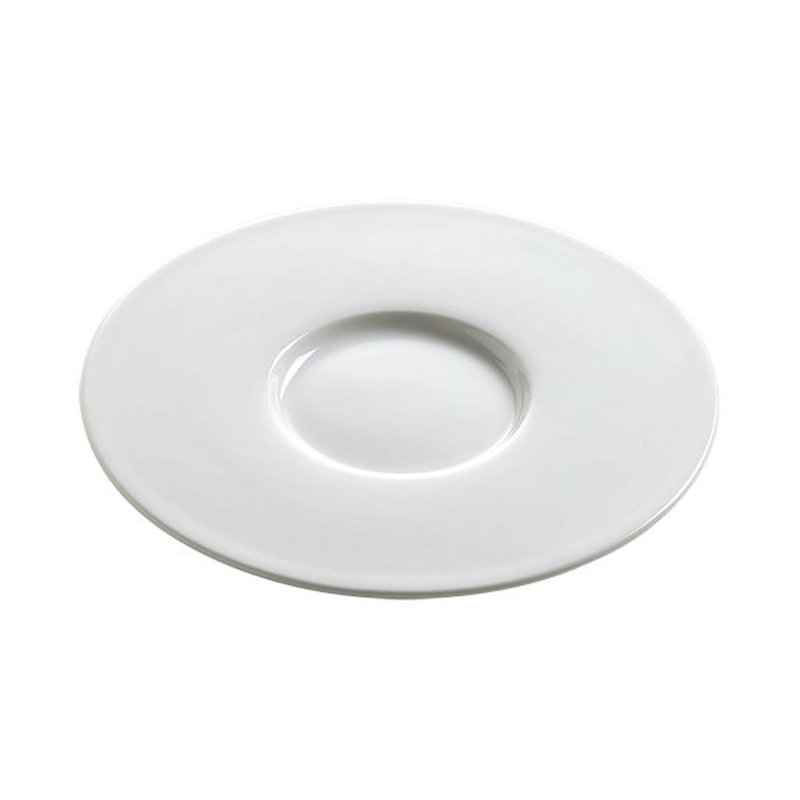Maxwell & Williams Beverly Hills dessert plate with rim, porcelain, white, 15.5cm diameter