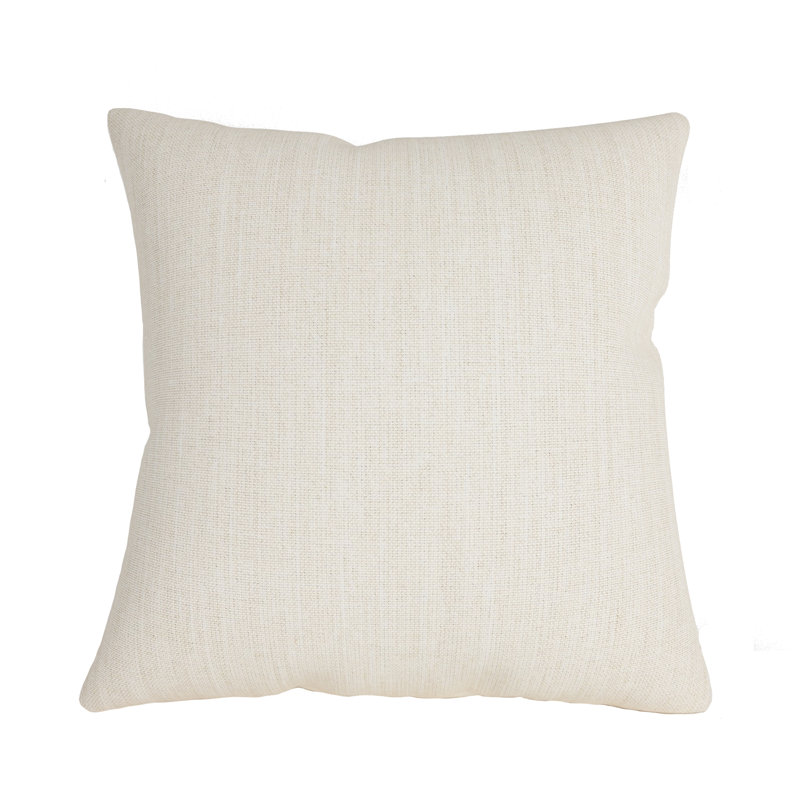 Sunbrella® Indoor/Outdoor Throw Pillow, Cream Solid Color
