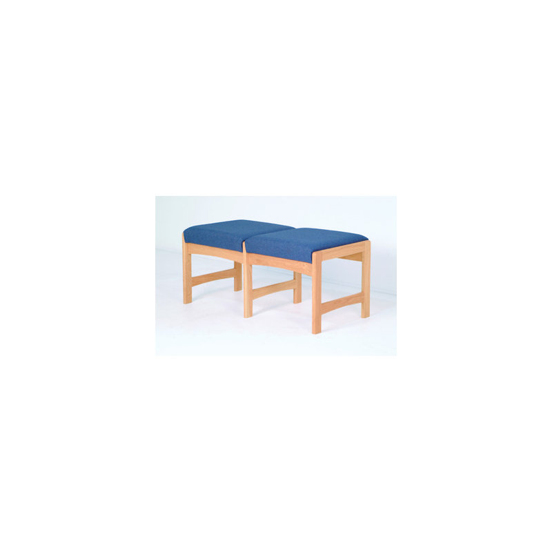 Banc à deux places Nakendra, Chêne clair, Bleu arc