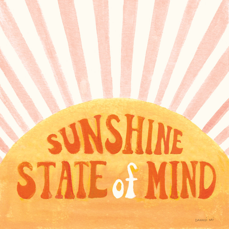 " Sunshine Mind " by Danhui Nai, 20" H x 20" W  