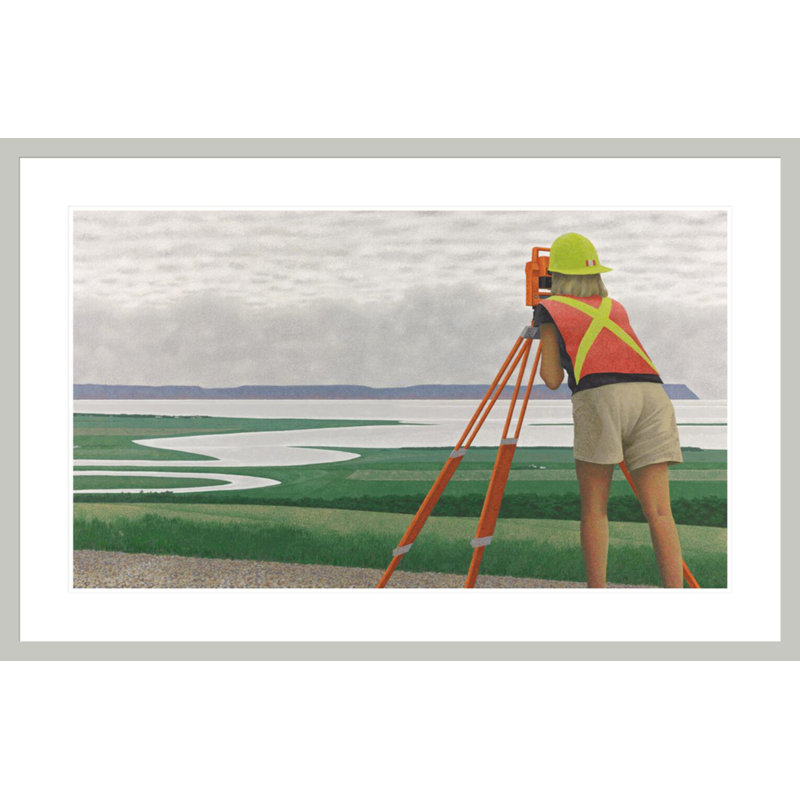 Arpenteur géorgien par Alex Colville, H 27,15 po x l 41,5 po