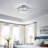 3-Light Crystal Semi Flush Mount-1574449657