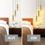 Aiyan 3 - Light Gold Cylinder Pendant