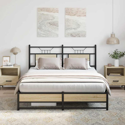 Bed Frame Without Mattress Engineered Wood