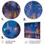 Rose, bleu, parcs d'attractions Neon Nights - décoration murale parcs d'attractions-848973818-848973813