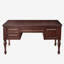 Bureau rustique en bois massif de style américain avec beaucoup de rangement-110395716