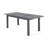 Outdoor Expandable Acacia Wood Dining Table, Dark Grey-1101924185