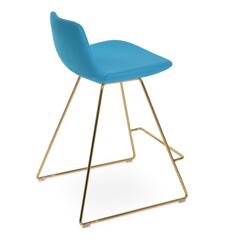 Tabouret de bar et de bar Pera HB, Or, Tabouret de bar (siège d'une hauteur de 24 po)