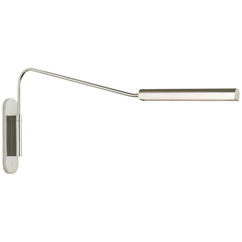 Austin 1 - Light LED Armed Sconce, Polished Nickel