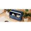 Banc à chaussures avec dossier, bleu marine antique, rangement spacieux et fonction de ressort à gaz pour l'entrée, amplement d'espace-1256458929
