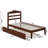 Elliana Solid Wood Platform Bed with Trundle-81971003-81971002