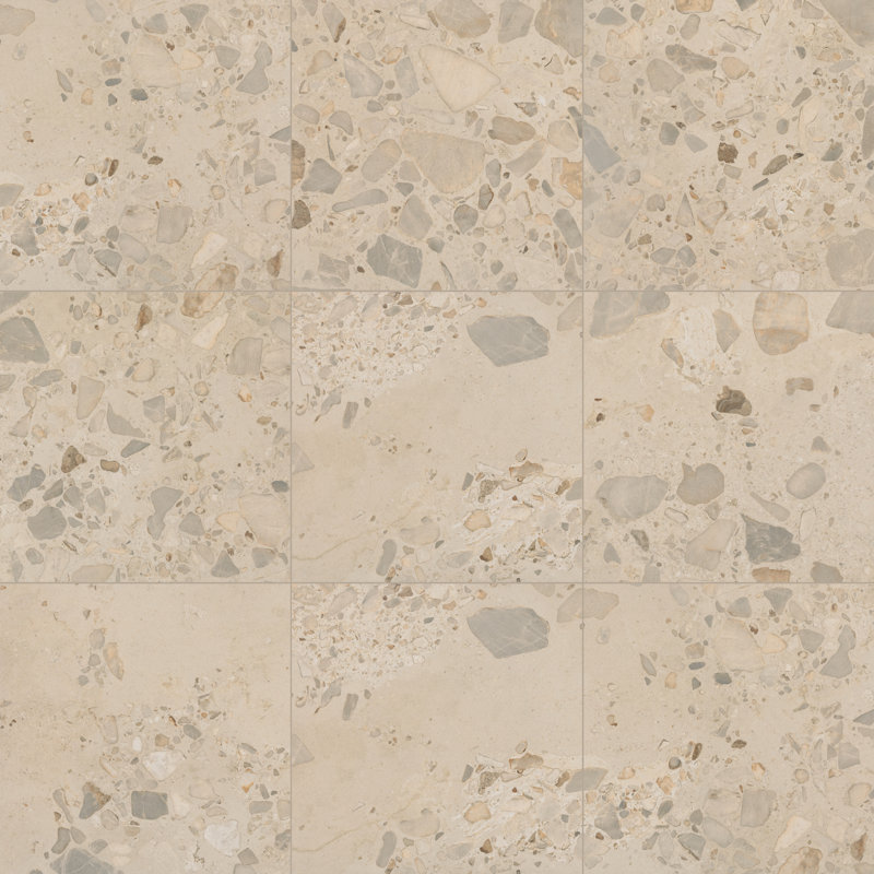 Daltile Sand and Stone 24 x 24 Floor Tile (4 PC Per Carton) (15.50 SQFT Per Carton), Basin