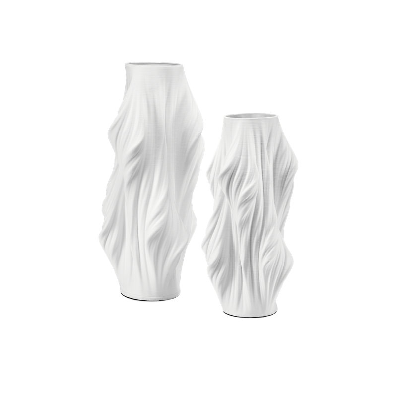 Yin Handmade Table Vase, 17.875" H x 9" W x 8" D