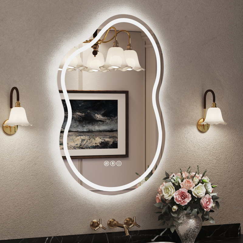 Miroir de salle de bain à DEL Lunara, 36 po x 24 po