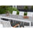 11Pc Extendable Aluminum Outdoor Patio Dining Set