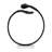 Arbelaez Modern Black Metal Hand Sculpture with Circular Design on White Marble Base 15" for Living Room or Office Decor