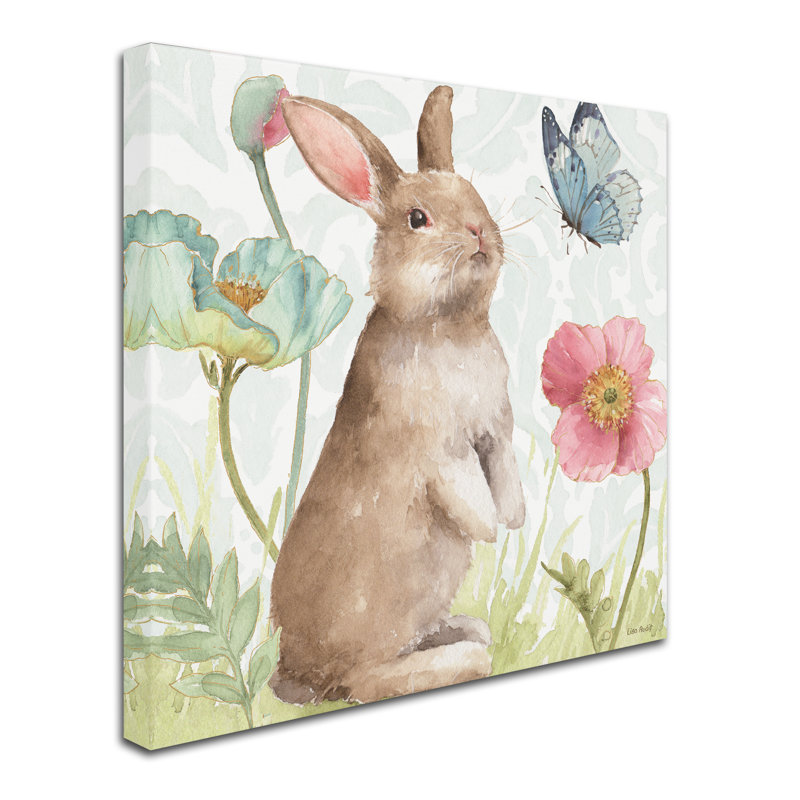 « spring molles bunnies ii », reproduction sur toile, H 24 po x l 24 po x P 2 po