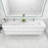 84'' Double Bathroom Vanity with Acrylic Top-1323390678