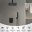 Luxury Ceiling-Mounted Rainfall Complete Shower System-98649056
