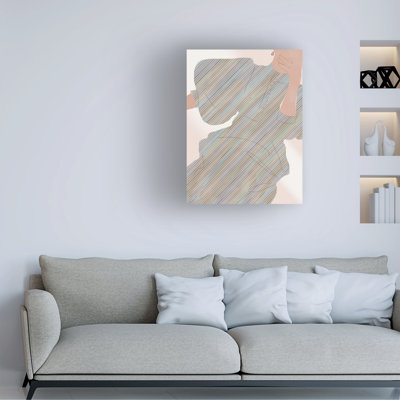 Art sur toile à rayures boliné, petit doyen