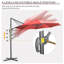 Burnace 294cm Cantilever Parasol