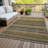 Siohban Washable Striped Indoor / Outdoor Rug-1687973760