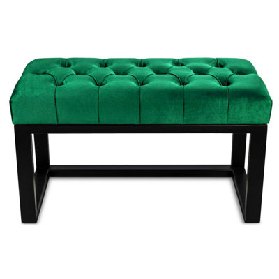 Rehrersburg Velvet Upholstered Bench