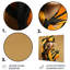 Jaune et noir, photographie de mode glamour - Illustration de mode, art mural en métal-1273270646