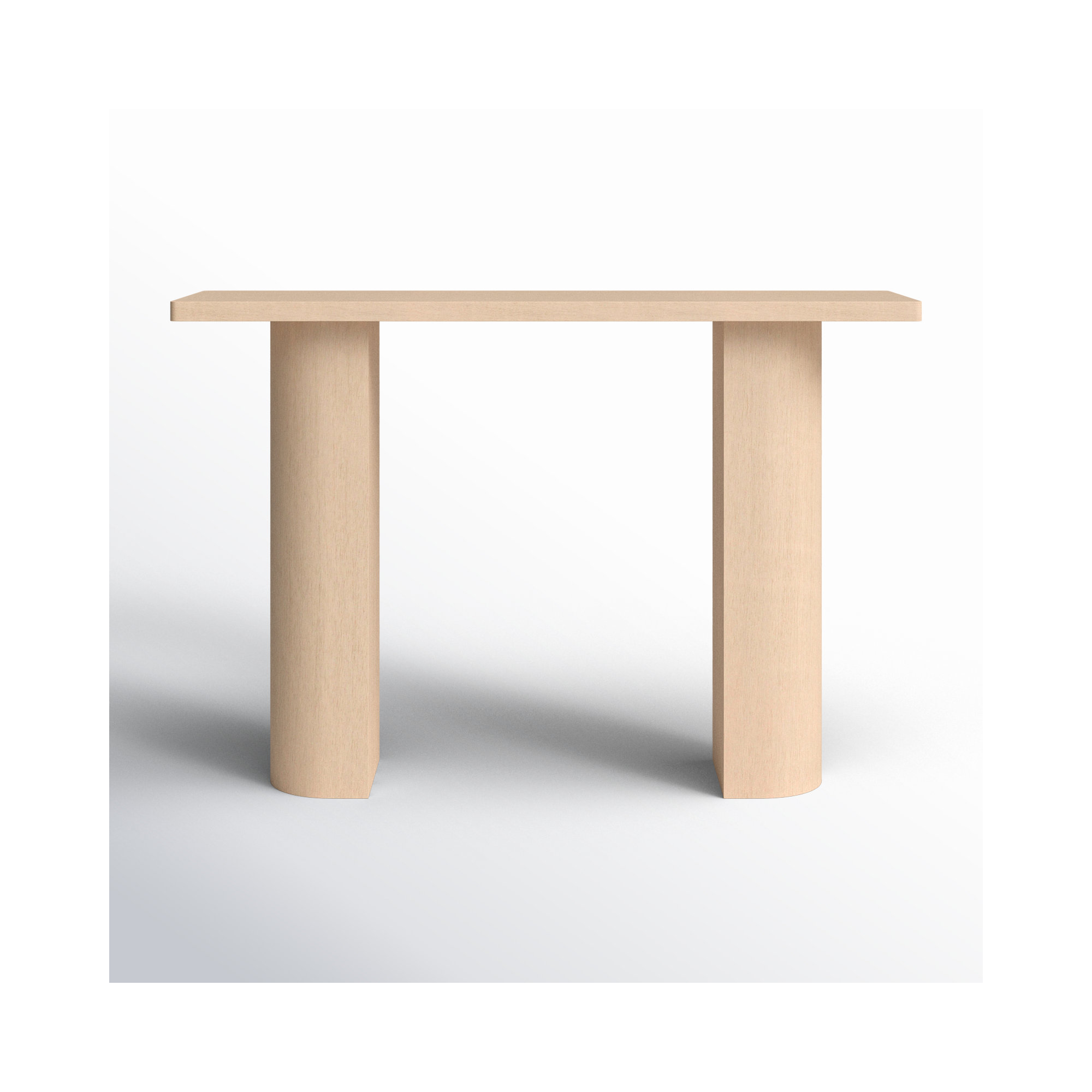 Moscow 50'' Solid Wood Console Table, Tan