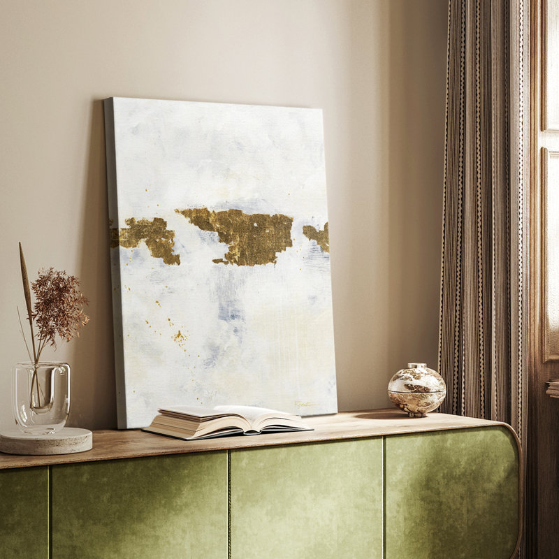 Mixed Messages II -Custom Wrapped Gallery Cavas, 60" H x 40" W