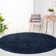 Tapis à poil long bleu marine Aeryn