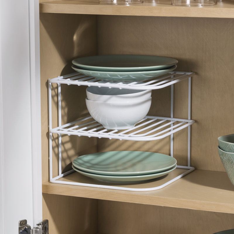 Steel Cabinet Shelving Rack, White