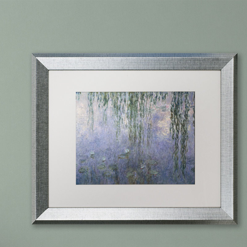 «Water Lilies III 1840-1926» par Claude Monet - reproduction de photo sur toile, H 11 po x l 14 po x P 0,5 po