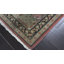 Tapis rose en laine noué à la main de conception unique 8 pi x 10 pi