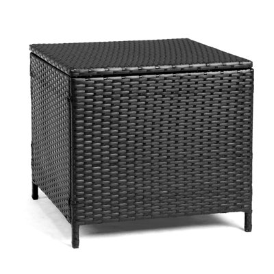 Patio Square Wicker Side Table