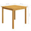 Ensemble de salle à manger moyen en bois d'acacia massif-698576602-698576605-698576576