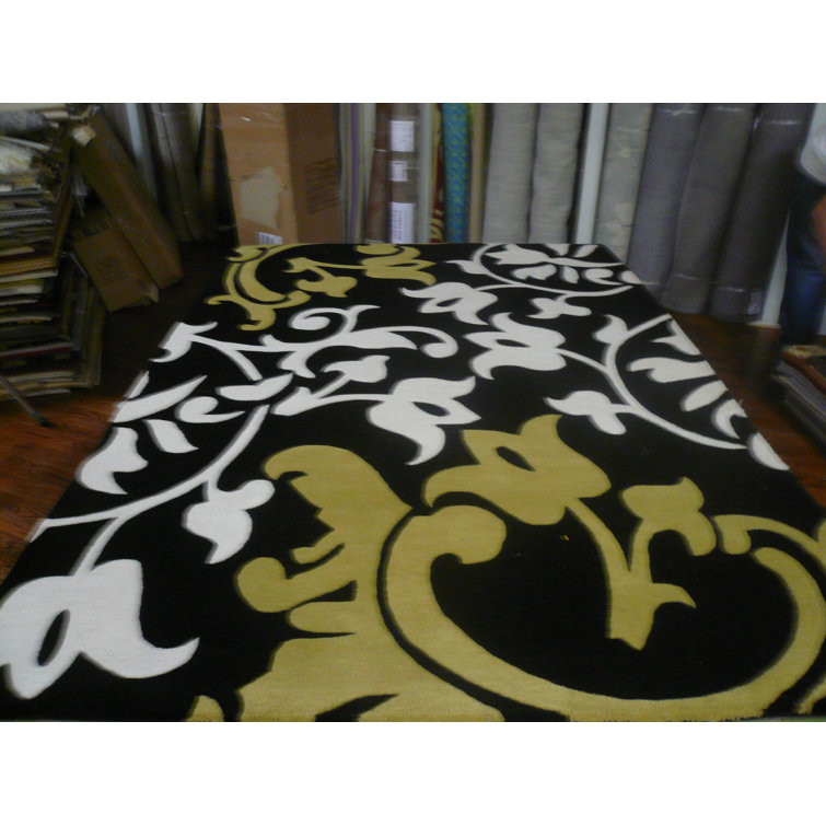 Avayah Soho Hand Tufted Wool And Viscose Floral Rug