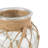 8'' H Glass Tabletop Candle Lantern